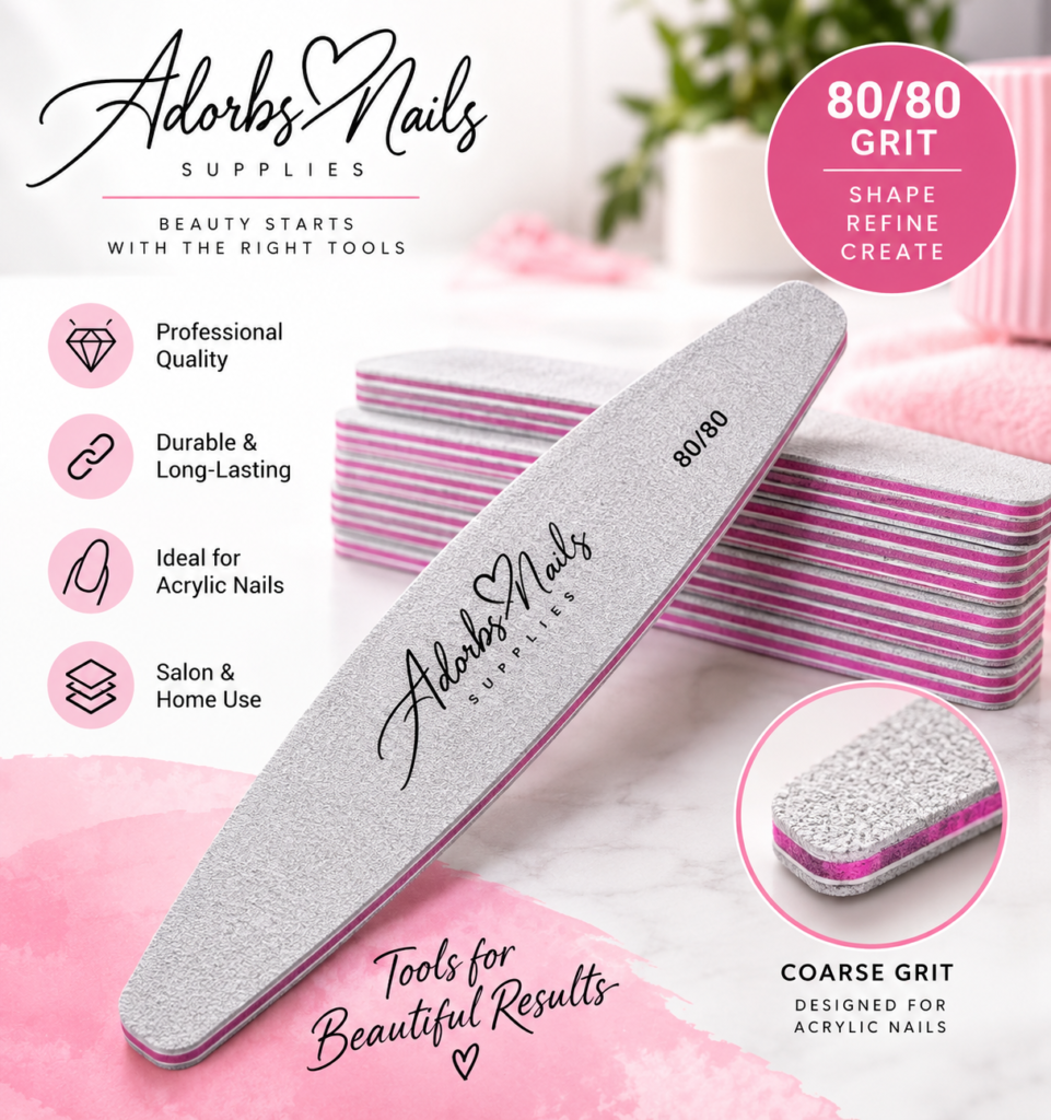 Professional Nail File 80/80 Grit